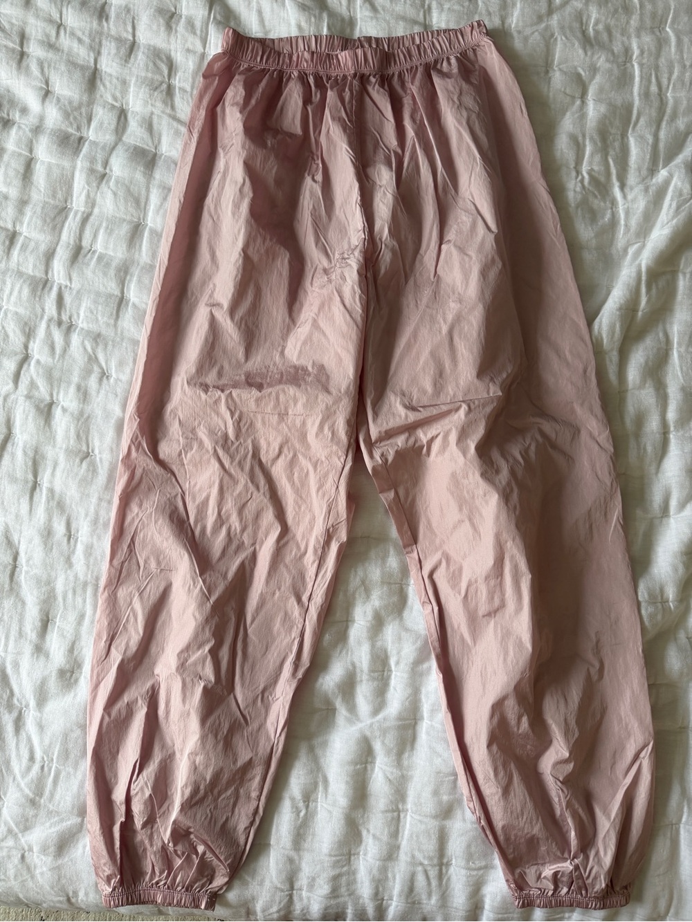 Aritzia Pink Windbreaker Pants